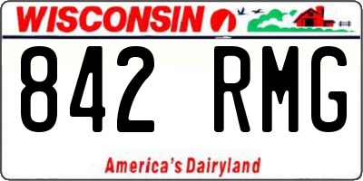 WI license plate 842RMG