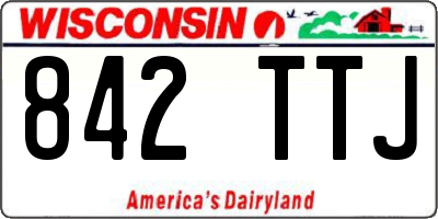 WI license plate 842TTJ