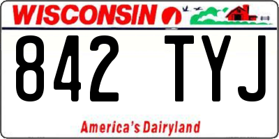 WI license plate 842TYJ