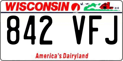 WI license plate 842VFJ