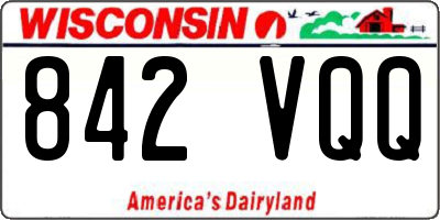 WI license plate 842VQQ