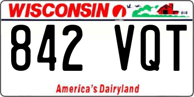 WI license plate 842VQT