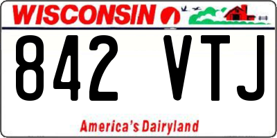 WI license plate 842VTJ