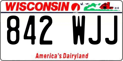 WI license plate 842WJJ
