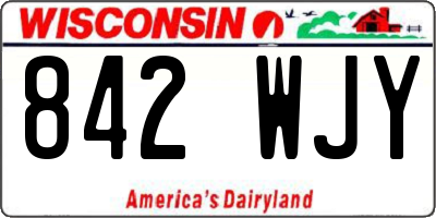 WI license plate 842WJY