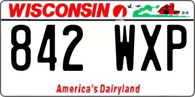WI license plate 842WXP
