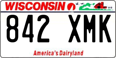 WI license plate 842XMK