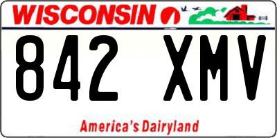 WI license plate 842XMV