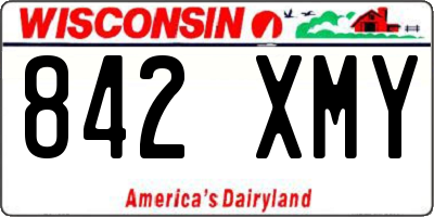 WI license plate 842XMY