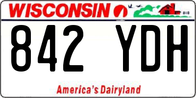 WI license plate 842YDH
