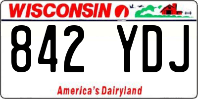 WI license plate 842YDJ