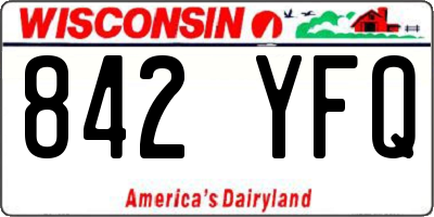 WI license plate 842YFQ