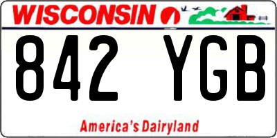 WI license plate 842YGB