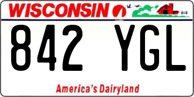 WI license plate 842YGL