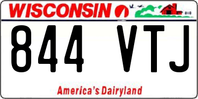 WI license plate 844VTJ