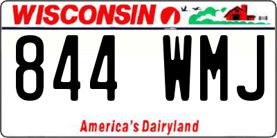 WI license plate 844WMJ