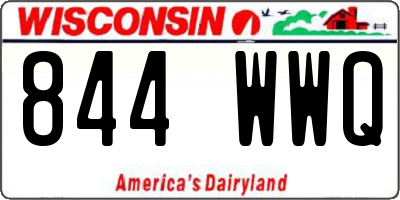 WI license plate 844WWQ