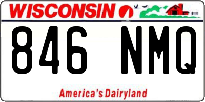 WI license plate 846NMQ