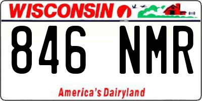 WI license plate 846NMR