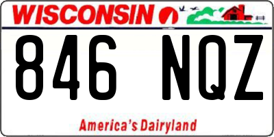 WI license plate 846NQZ