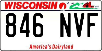 WI license plate 846NVF
