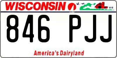 WI license plate 846PJJ
