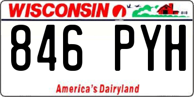 WI license plate 846PYH