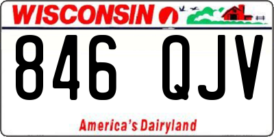 WI license plate 846QJV