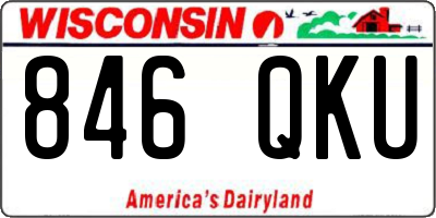 WI license plate 846QKU