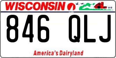 WI license plate 846QLJ