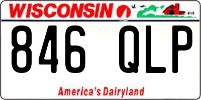 WI license plate 846QLP