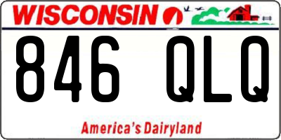 WI license plate 846QLQ