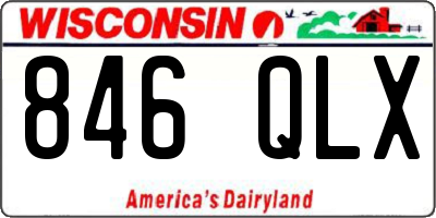 WI license plate 846QLX