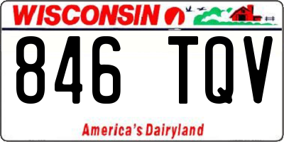WI license plate 846TQV