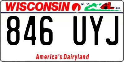 WI license plate 846UYJ