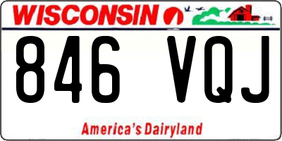 WI license plate 846VQJ