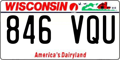 WI license plate 846VQU