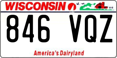 WI license plate 846VQZ