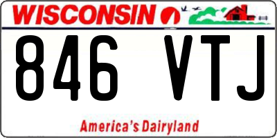 WI license plate 846VTJ