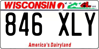 WI license plate 846XLY