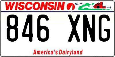 WI license plate 846XNG