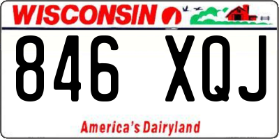 WI license plate 846XQJ