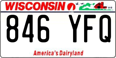 WI license plate 846YFQ