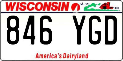 WI license plate 846YGD