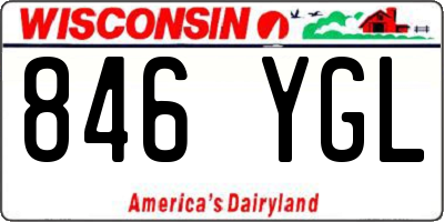 WI license plate 846YGL