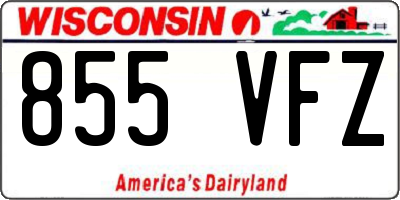 WI license plate 855VFZ