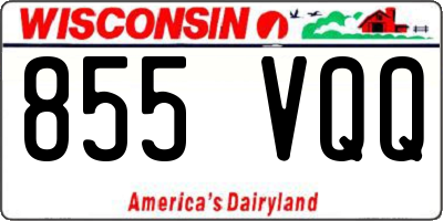 WI license plate 855VQQ
