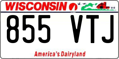 WI license plate 855VTJ