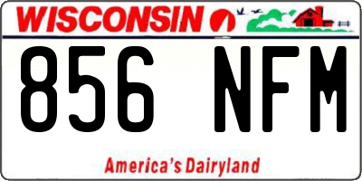 WI license plate 856NFM