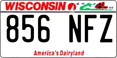 WI license plate 856NFZ